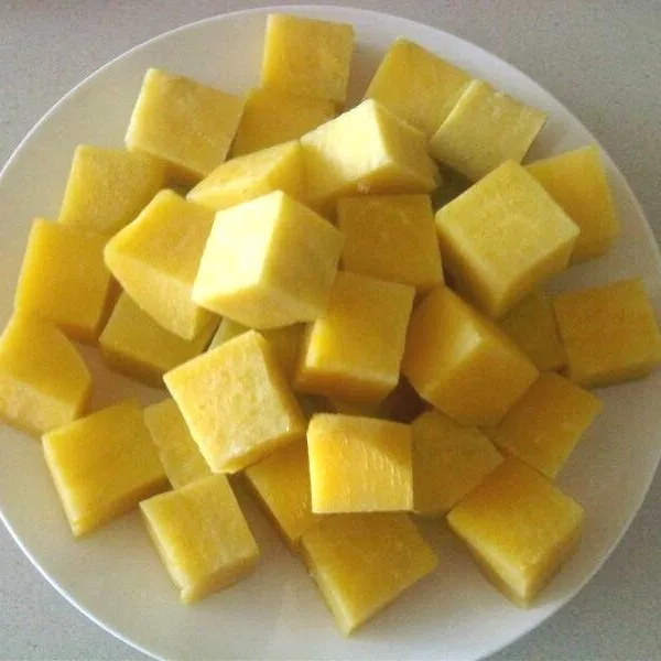  Очищенный и замороженный сладкий картофель