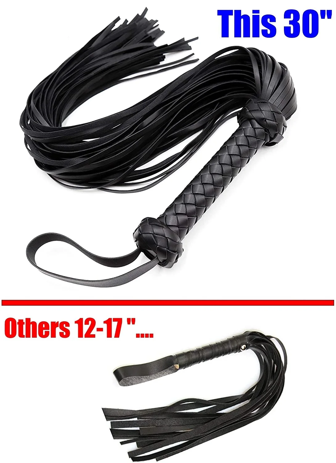Genuine Leather Cracker Whips for Horse Riding New Arrival Customize Size Floggers Whips by Standard International