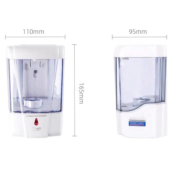 700 мл пластиковый настенный Auto дозатор для жидкого мыла, Бесконтактный, кухня, ванная комната ручной оптом посудомоечная машина пены автомат для подачи жидкого мыла