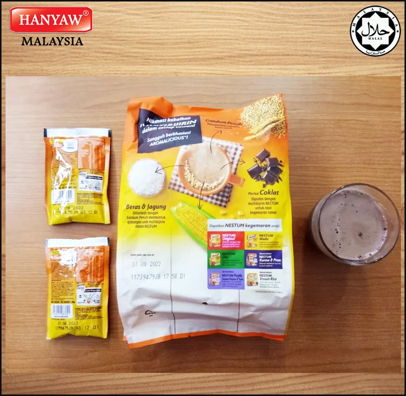 [Малайзия] Быстрая доставка + Halal сертифицированные зерна Nestum и более 3 в 1 шоколада (24 упаковки x 15 палочек 28 г/картонная коробка)