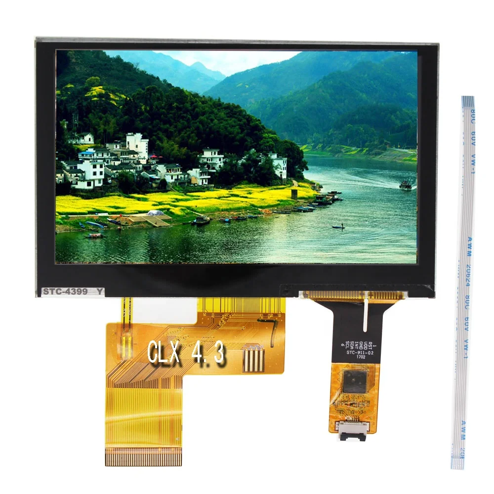 
with Capacitance touch panel 4.3 inch tft 40PIN IPS 480X272 LCD DISPLAY SCREEN MOIDULE 
