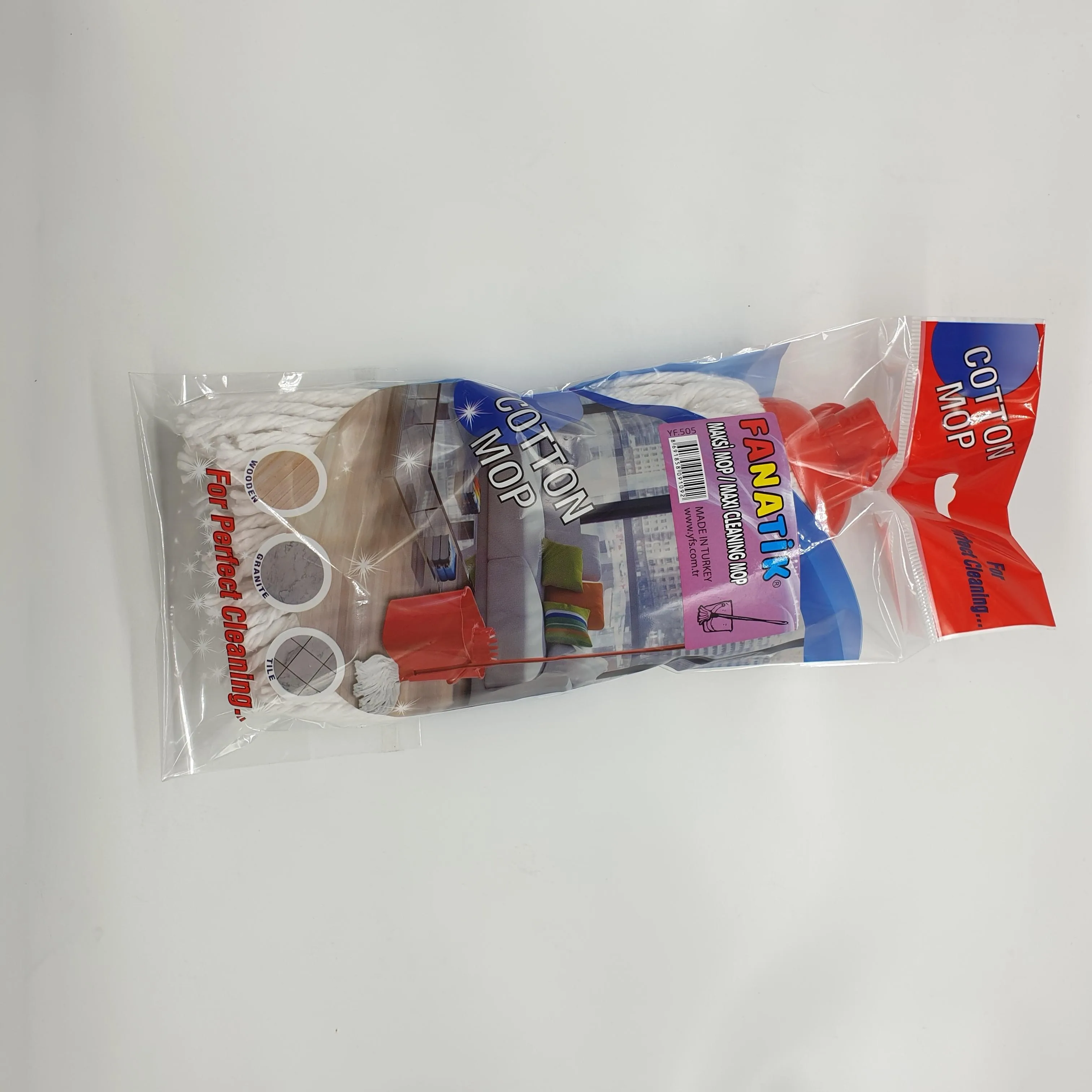 Factory Supply Economic Floor Cleaning Spinning Mops High Quality Washable %100 cotton Maxi Size