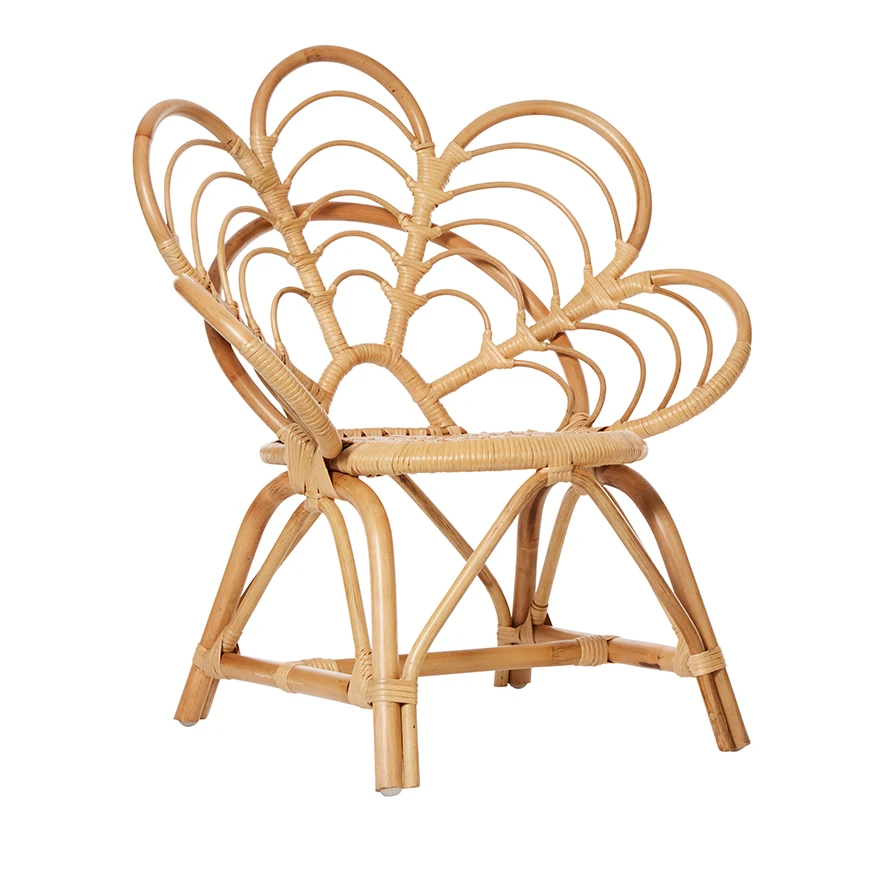 rattan baby and kid chair Rattan chair child chair for kids