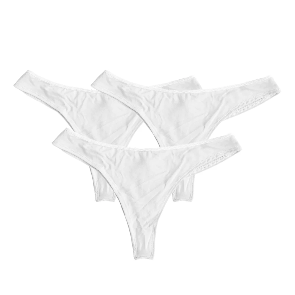 Womens Tong Sexy Design White Underwear Panties for Girls Soft Comfortable Ready to Ship Wholesale Stock Lot 2021 Hot Selling