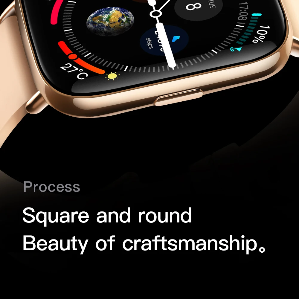 Smart Watch Ultra Thin Large Screen 1.69 inch Display Size Supports 24-hour Real-time Heart Rate Watch with Magnetic Attraction