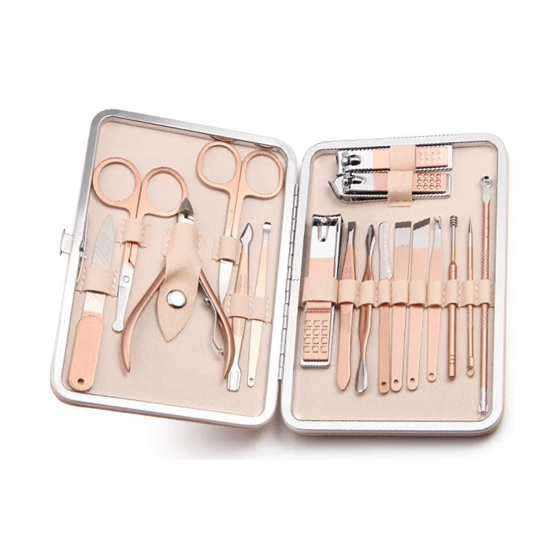 
Набор инструментов для маникюра и педикюра из высококачественной нержавеющей стали для ухода за ногами и ногтями 