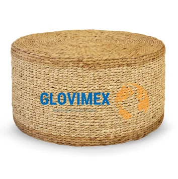 Hot Product Footstool Pouf Mix Of Seagrass Water Hyacinth Handicraft Interior Decoration Vietnam