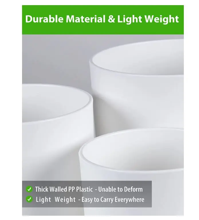 Лидер продаж прочные пластиковые горшки для растений с дренажными отверстиями садоводства украшение улицы и помещения низкая цена