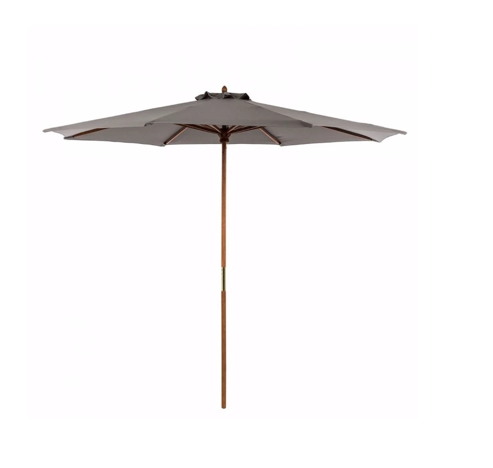 BEST PRICE!! WOODEN UMBRELLA -WITHOUT BASE -OUTDOOR GARDEN ON SALE