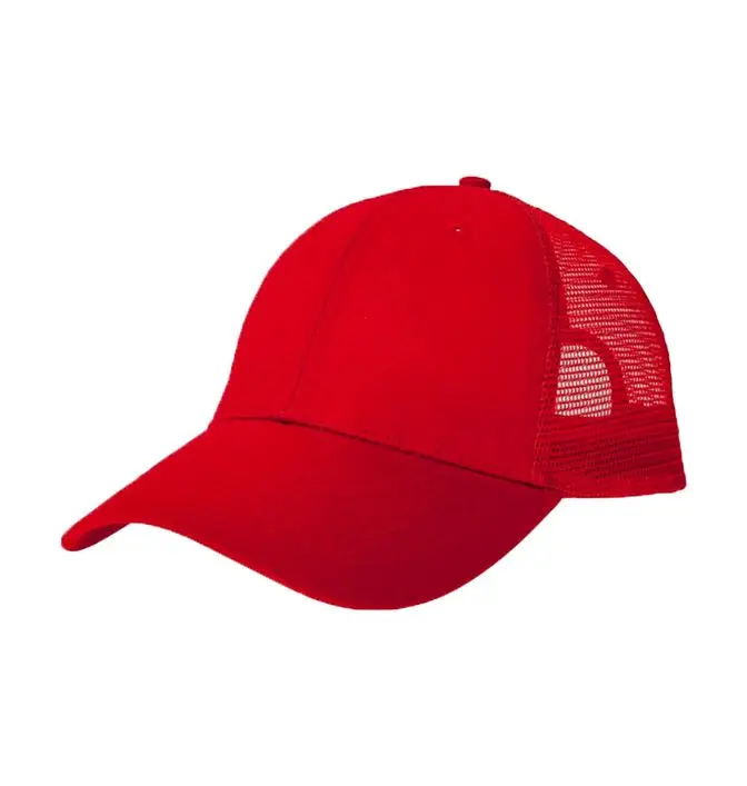 High Quality 6 penal mesh tracker caps Fashionable unisex customized wholesale Hats with Customized Embroidery