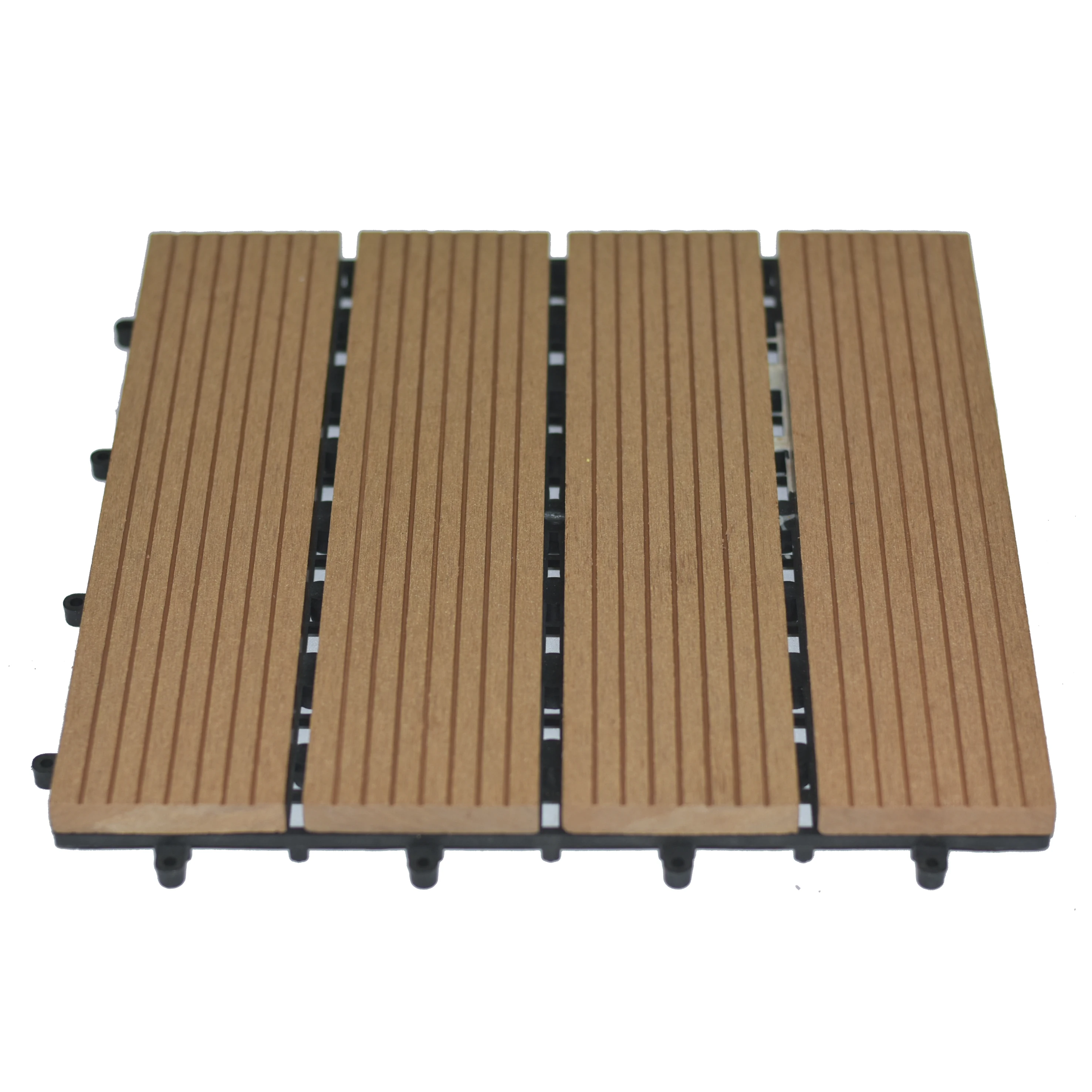 WPC Decking Tiles Eco friendly outdoor deck High quality wooden WPC Interlocking decking tiles made in Vietnam