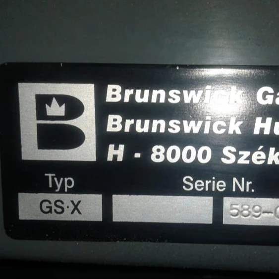 
Brunswick GS-X bowling lanes, used 
