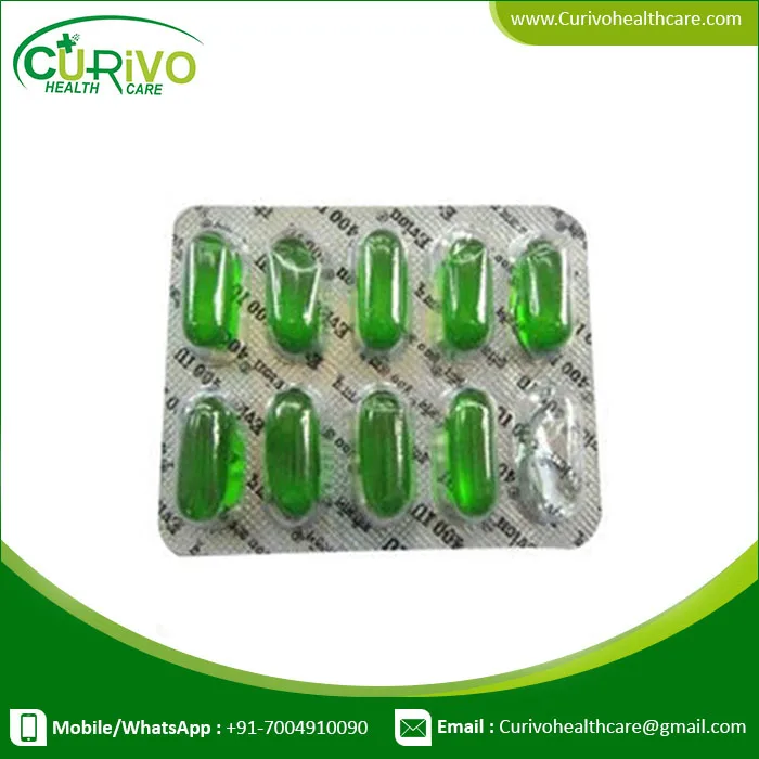 
Promote Eye Health Vitamin E Soft Gel Capsule India 