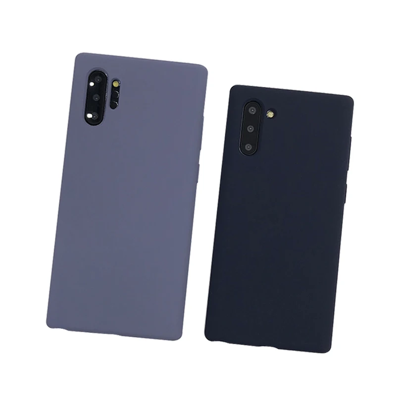 Universal Liquid Silicone Ultra Slim Phone Case for Samsung Galaxy Note 10 Plus Phone Case Anti-scratch Cell Phone Case