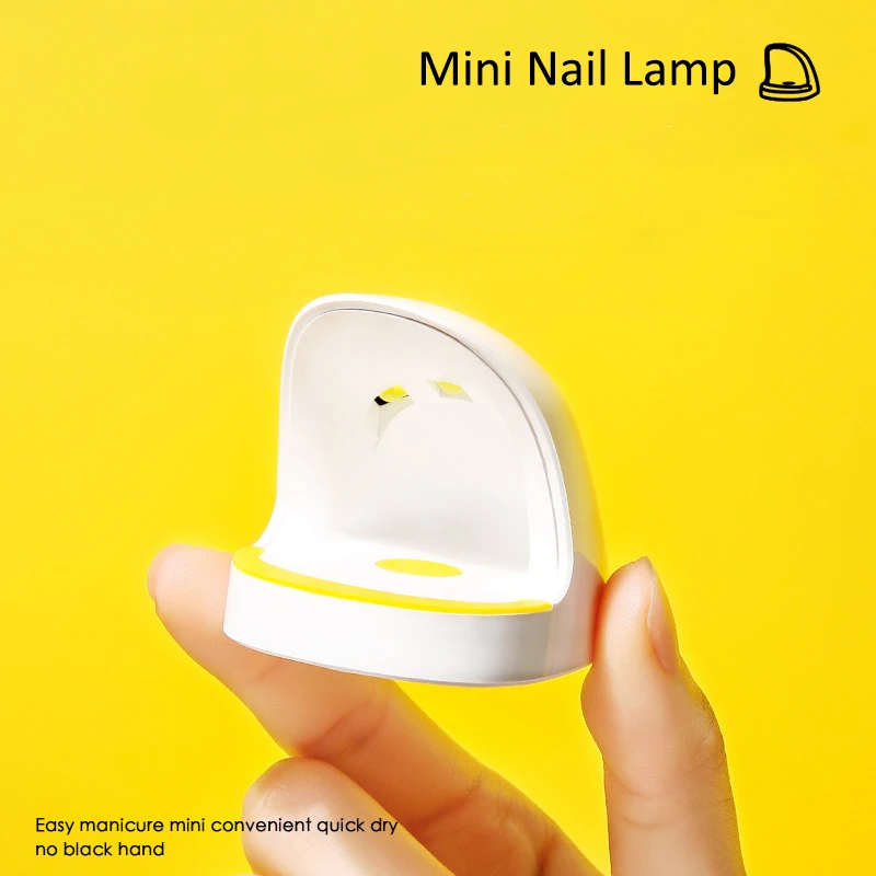 Wholesale 2022 Mini UV LED Nail Lamp 6w Portable 3 Timing USB UV Light for Nails Nail Lamp