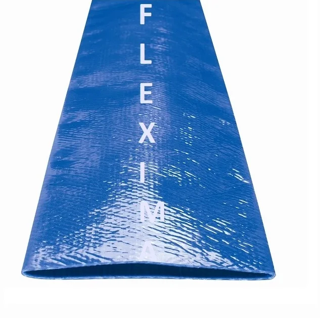 Гибкая 6 дюймов pvc плоскоукладываемый шланг для слива воды и полива орошения