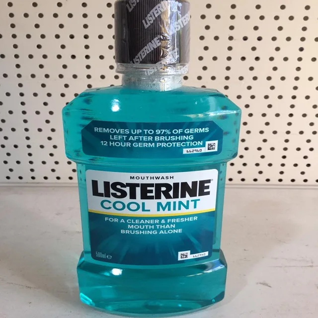  Высококачественный жидкость для полоскания рта Listerine Bright & Clean 500 мл