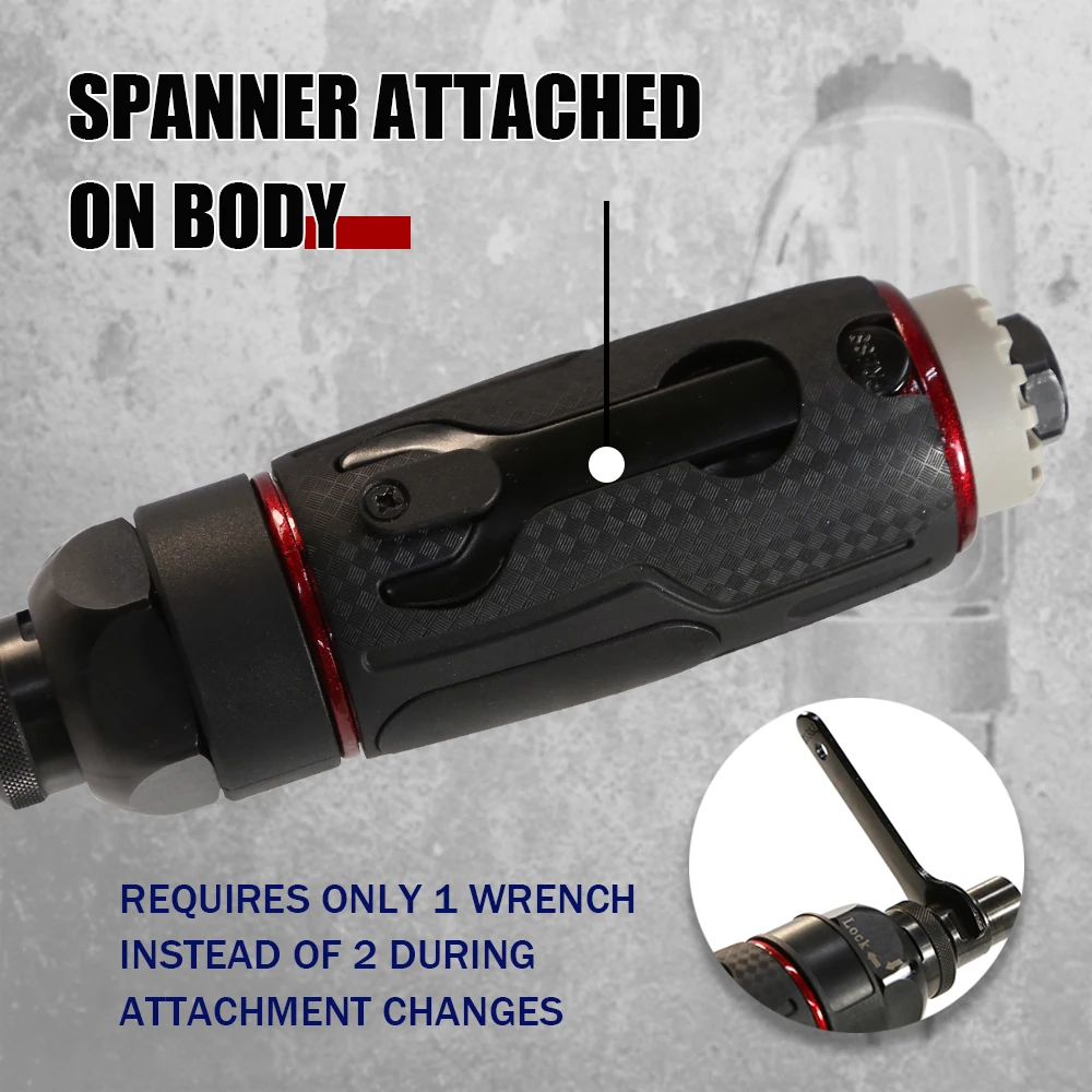 Пневматическая шлифовальная машина, 25000 об/мин, 90 PSI, 1/4 дюйма, 6mn, шлифовальная мельница, Гравировальный инструмент, полировка