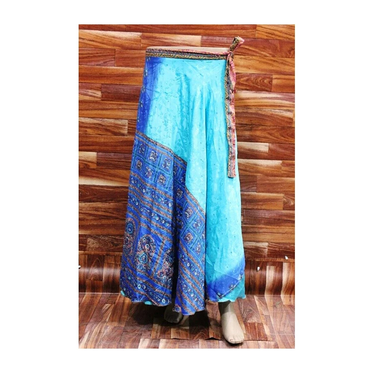 Оптовая цена модная волшебная юбка с запахом разные юбки цветочным узором Прямая продажа фабрики индийские для женщин