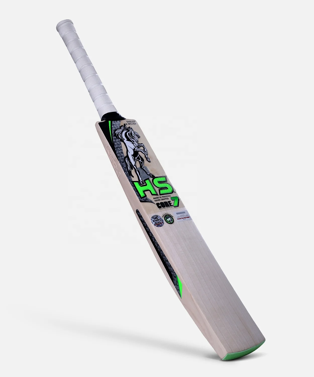 HS SPORTS CORE 7 SHORT HANDEL ENGLISH WILLOW CRICKET BAT