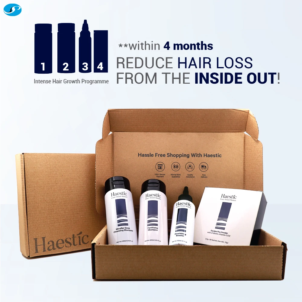 WholesaleHair Growth Programme proven by science Hair Growth Treatment Set 4pcs hair loss Perfect for Natural Hair Care