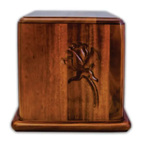 Деревянная урна для кремации в американском стиле лучшее качество человеческий пепел домашние животные остается привлекательной банкой погребального пепла из Индии