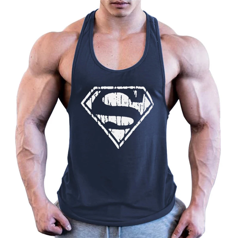 
Muscle Guys Gym Clothing Fitness Men Tank Top Bodybuilding Back Top Quality Stringer 