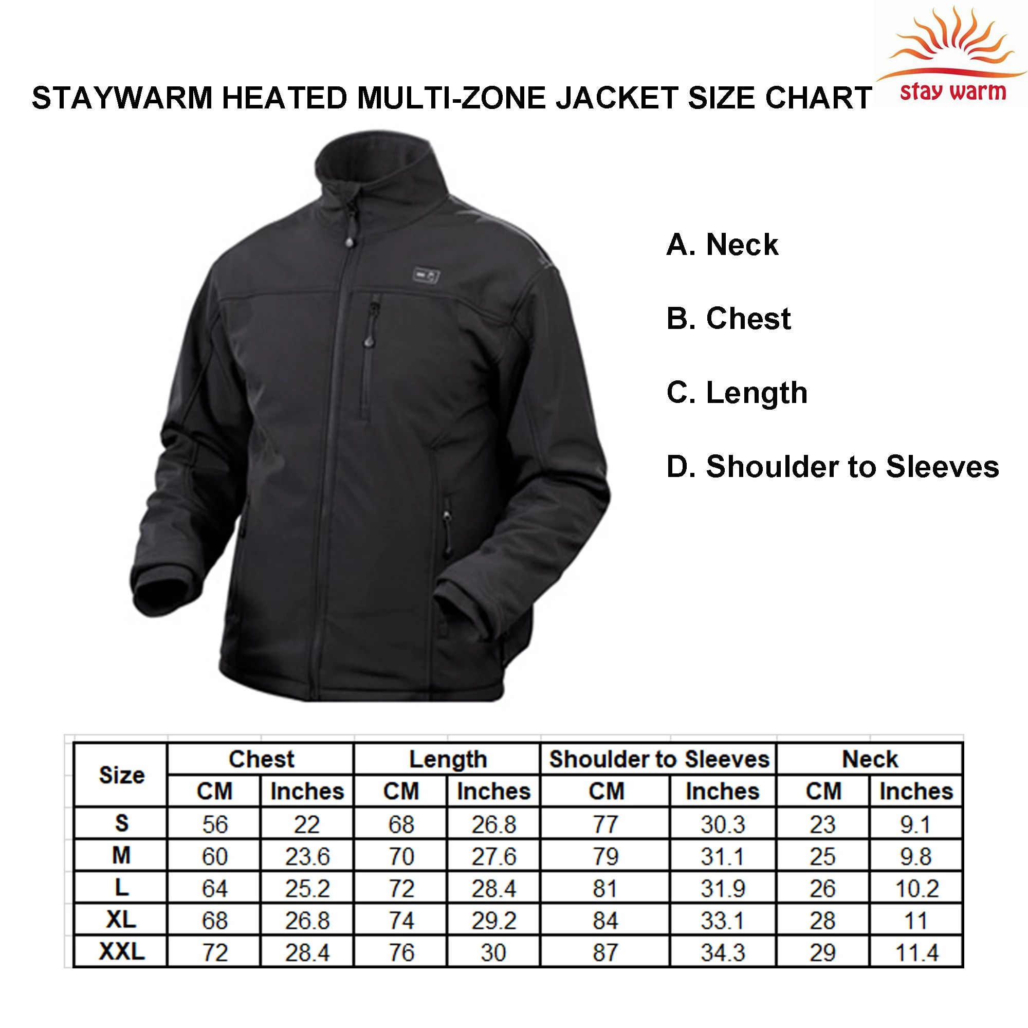 Для Взрослых Унисекс классическая мягкая ткань 5 В USB электрическая нагревательная куртка с 2 переключателями управления зонами 3 уровня нагрева