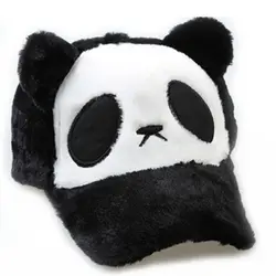 Factory direct sales plush panda parent-child cap cute animal cartoon baseball cap wholesale warm autumn and winter cap
