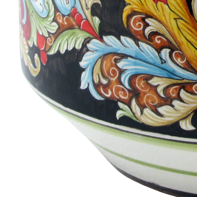 Handmade ceramic cachepot made in Italy home decoration