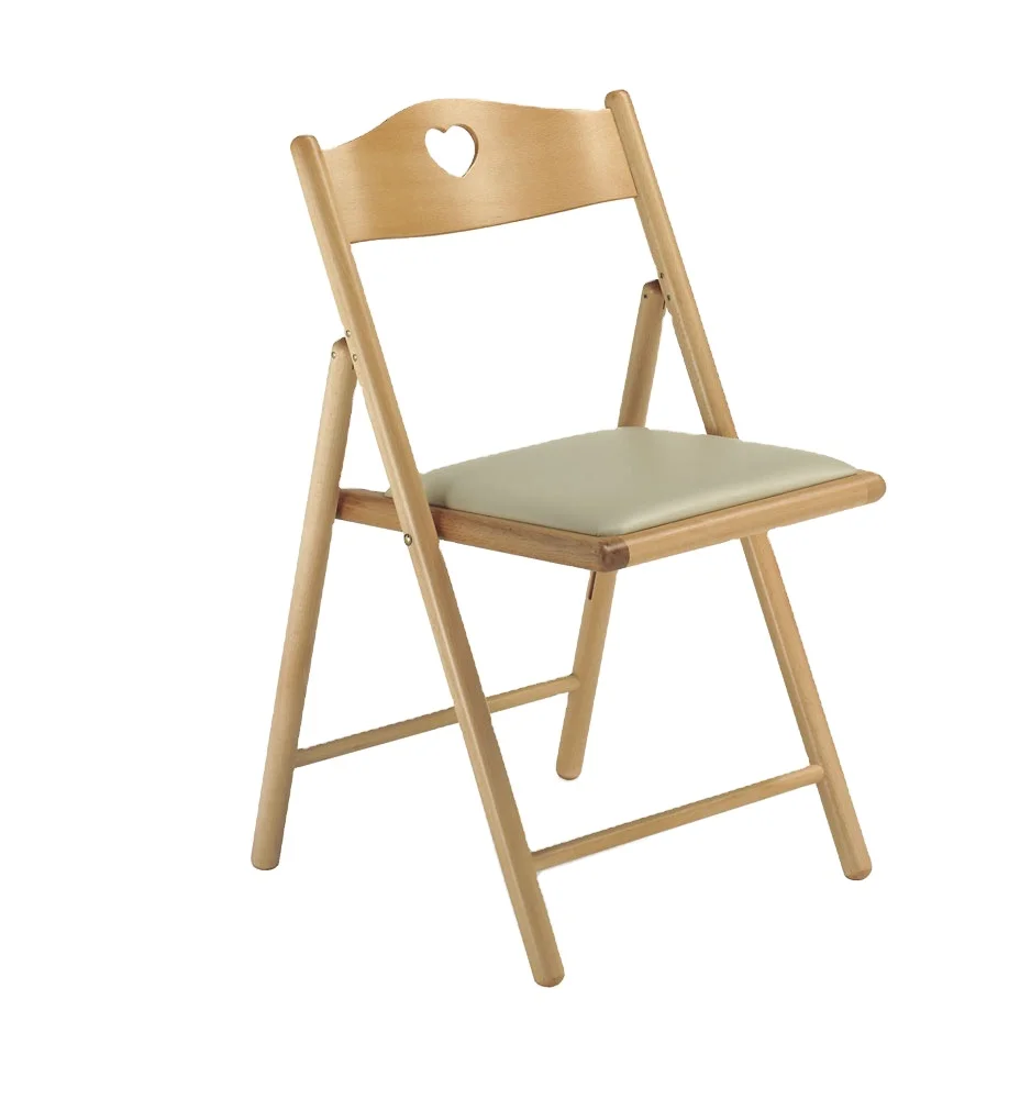 Декорированный складной стул с обивкой 187