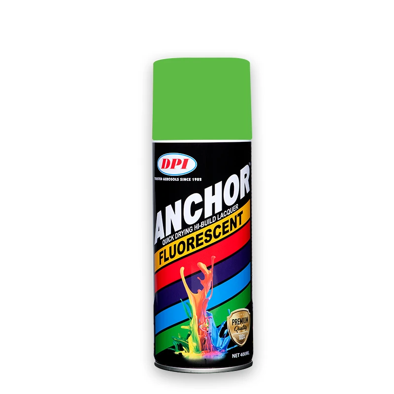 
Florescent Spray Paint Radiate By Day Glow By Night Can Be Used Directly On Objects for Safety, Marking and Decorative Purposes 