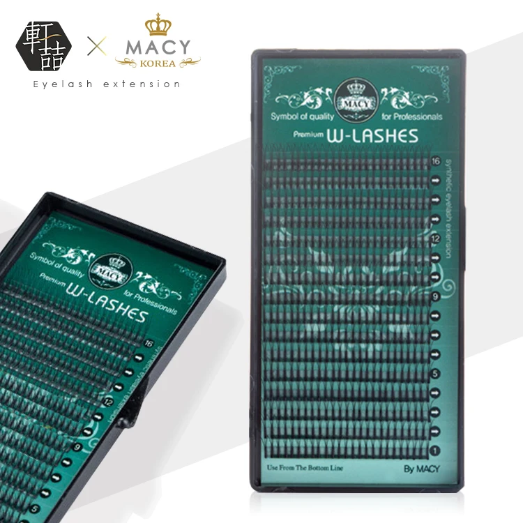 OEM Factory Eyelash Extension Private Label Custom Artificial W Eyelash