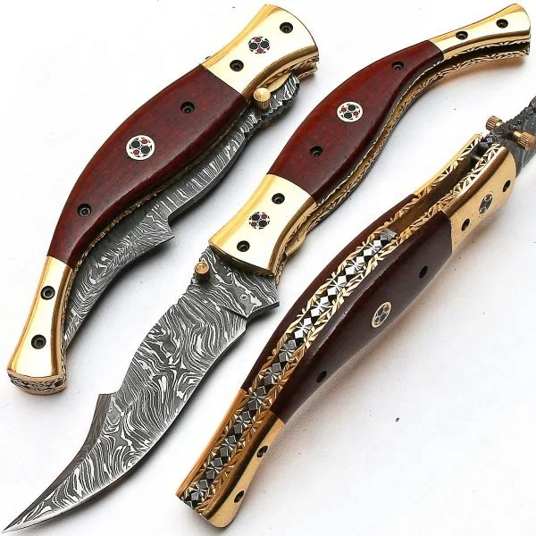 Просто потрясающие индивидуальный дизайн, ручная работа, дамасский складной нож с супер китайский нож и удивительные работы с файлами