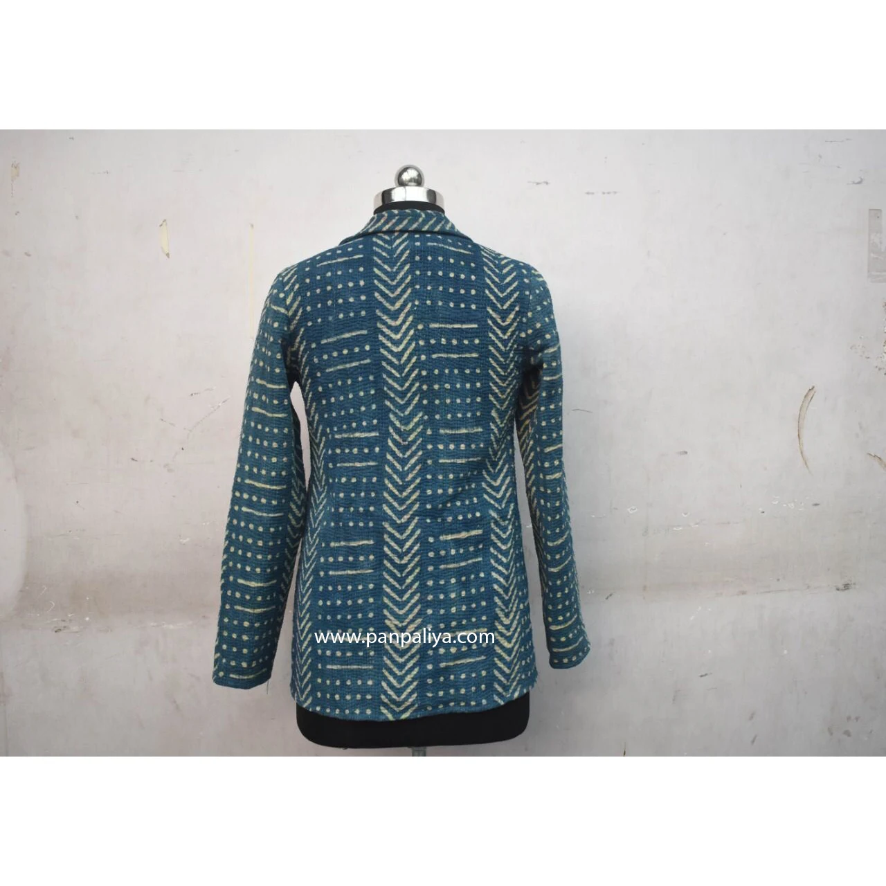 Хит продаж индийская винтажная Двусторонняя Куртка Kantha из 100% хлопка ручной работы пальто для женщин и
