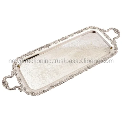 silver tray