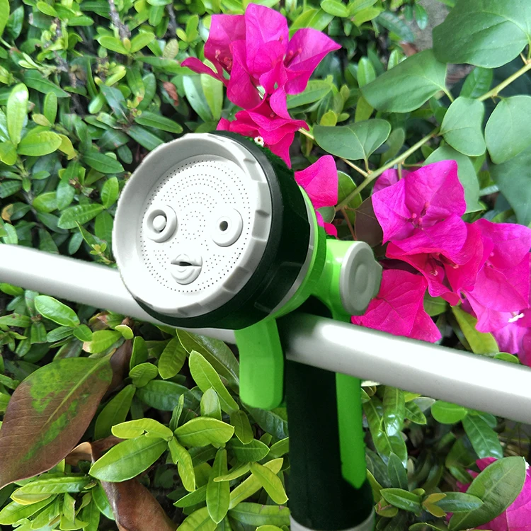 Yuanpin оптовая продажа черная насадка для водяного шланга с узором Металлическая ручной распылитель пользовательские садовые насадки спринклер водяной пистолет