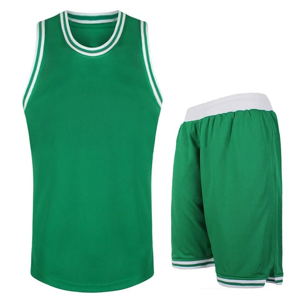 
Personalized Custom Name Printed Basketball Jersey Sportswear Team Uniforms 2 Piece Set. Front & Back Name/Number. V Neck. 