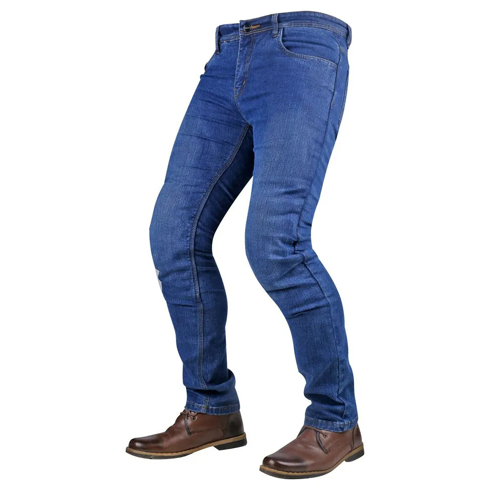 Get On Your Design Stretch Slim Fit Motorcycle Motorbike Riding Racing Jeans Made With Lining