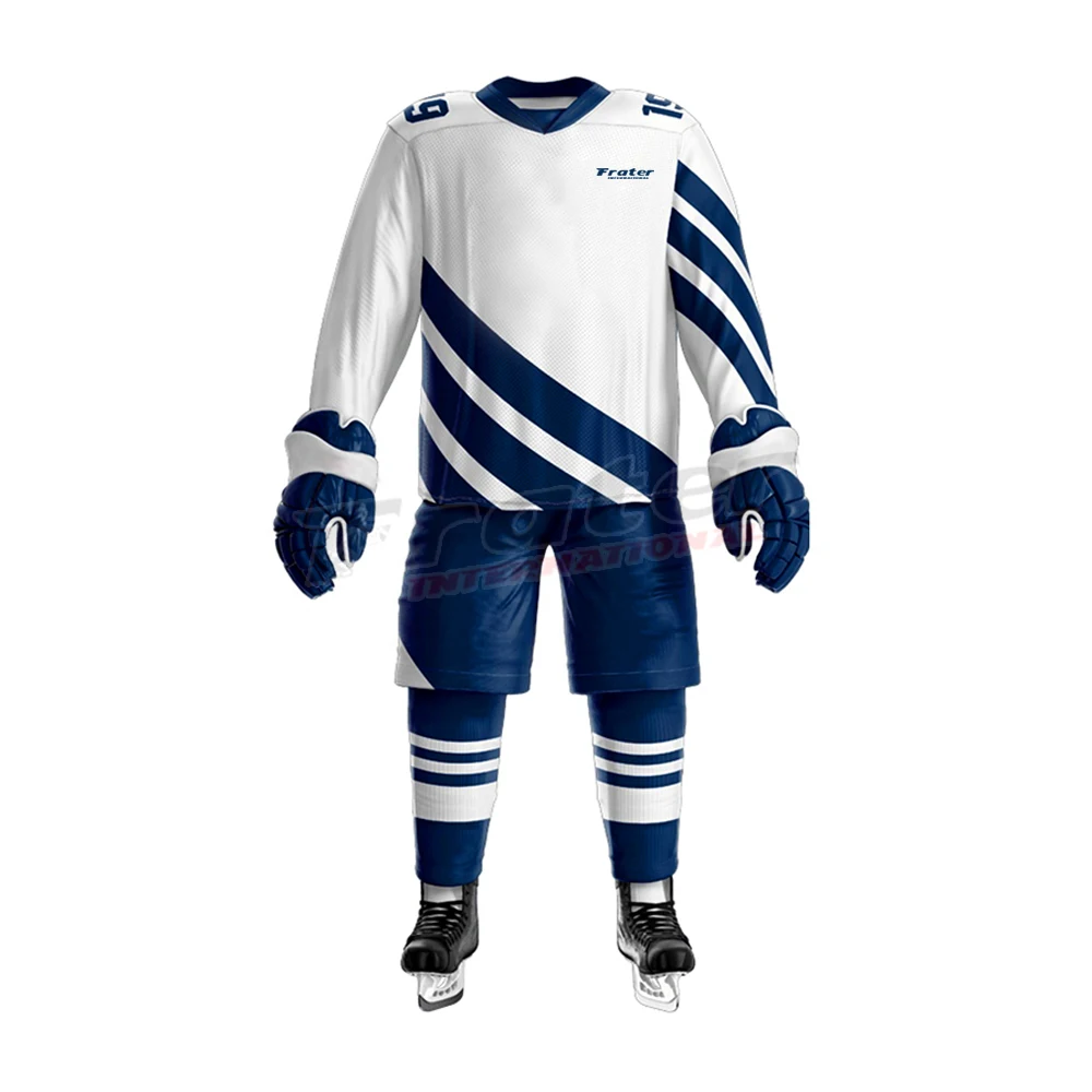 Оптовая продажа высокое качество индивидуальная форма для хоккея с шайбой сублимационной печатью новый дизайн