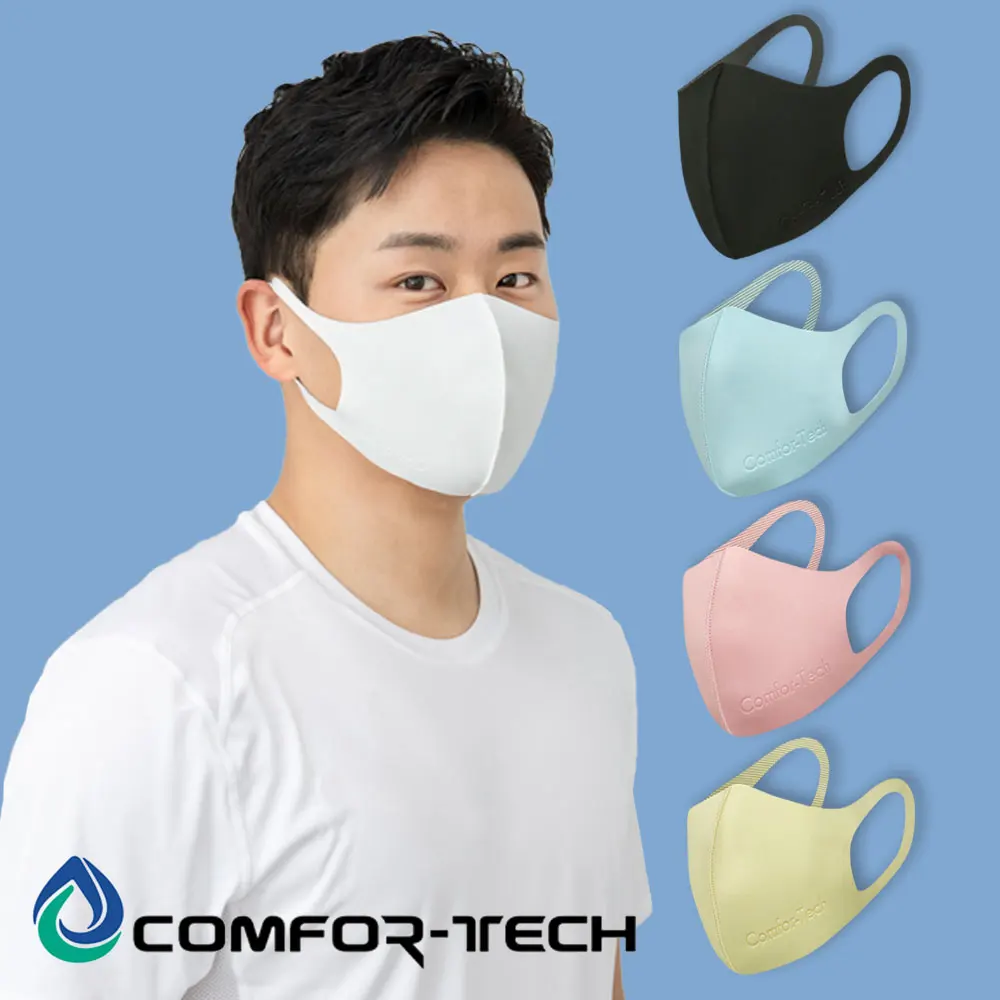 
Eco friendly Reusable Comfor-tech 30 days Copper Antibacterial Fabric Fashion Face Mask 