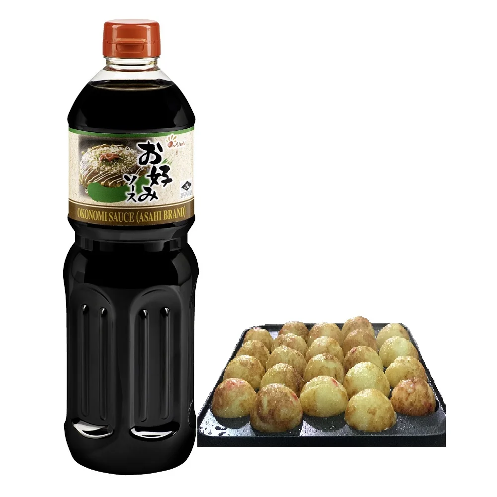 
Japanese Okonomi Seasoning Sauce Little Sour and Little Sweet Taste Make from Tomato Carrot Apple Ginger Garlic Onion 