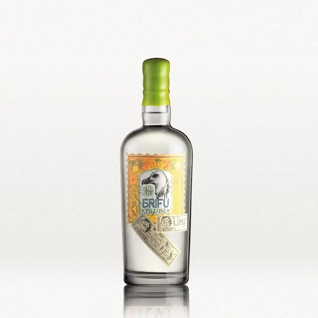 
Award Winning Gin - Grifu Limu - 70 Cl - Italian gin 