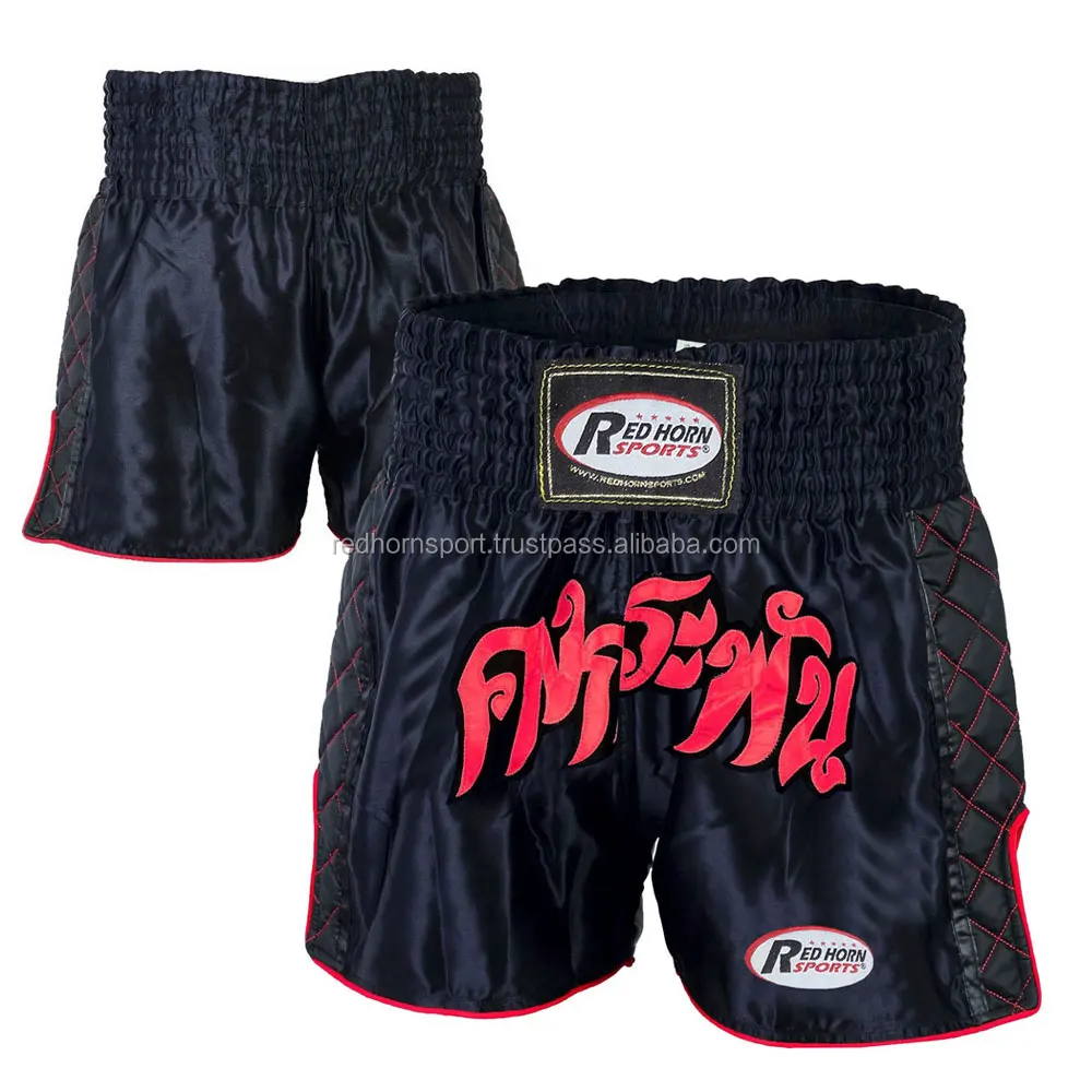 Satin Muay Thai Short / custom muay thai short / wholesale muay thai short custom thai short