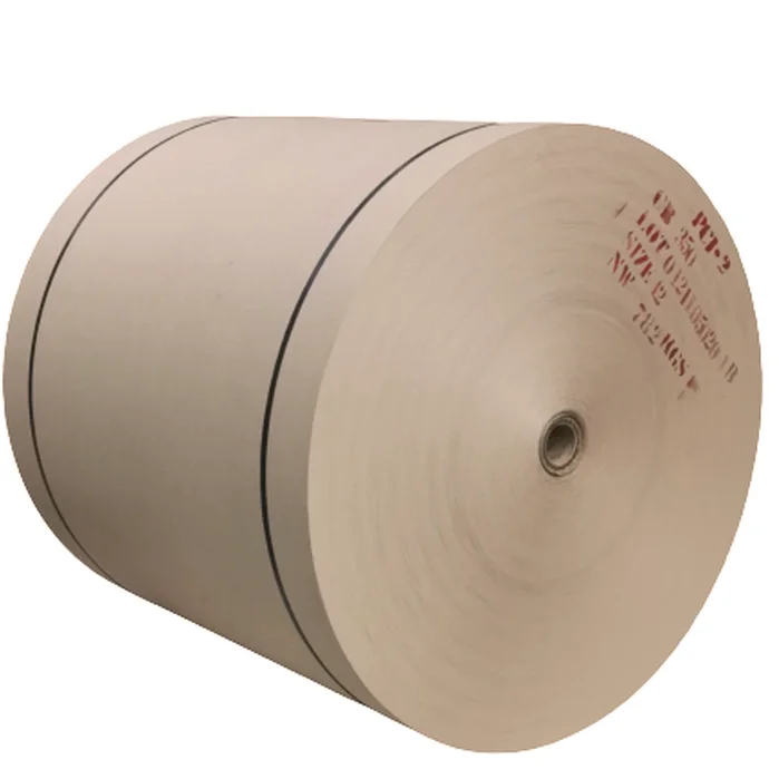 Brown Uncoated Strength Core Board (CB) Paper Roll Substance 450 GSM Ply Bond Strength 300