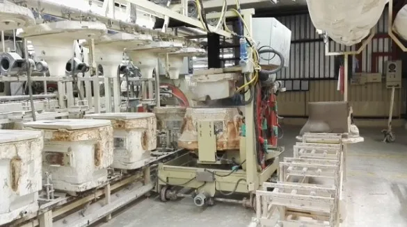 Sanitary Ware Ceramic Toilet Automatic  Low Pressure Casting Plants