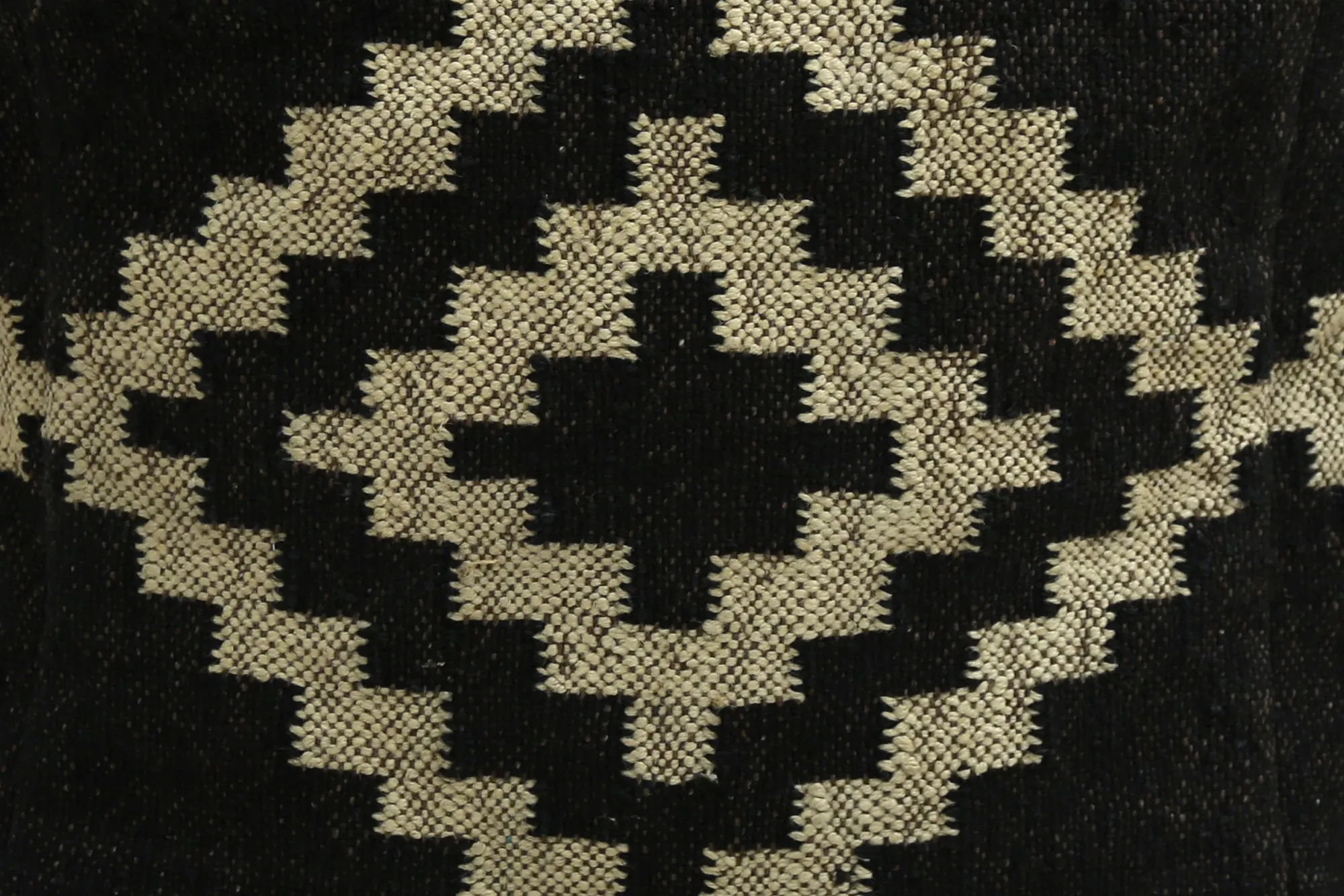 Indian Kilim Ottoman Pouf Cover Jute Wool Floor Cushion Case Wholesale Pouffe Cover Handwoven Sitting Pouf Cover