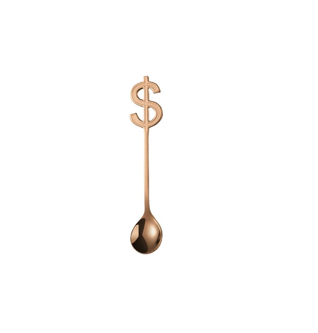 New Brass Coffee Spoon New Mini Spoon For Coffee And Tea Latest Flatware Customized Logo Metal Cutlery Spoon in Wholesale Price