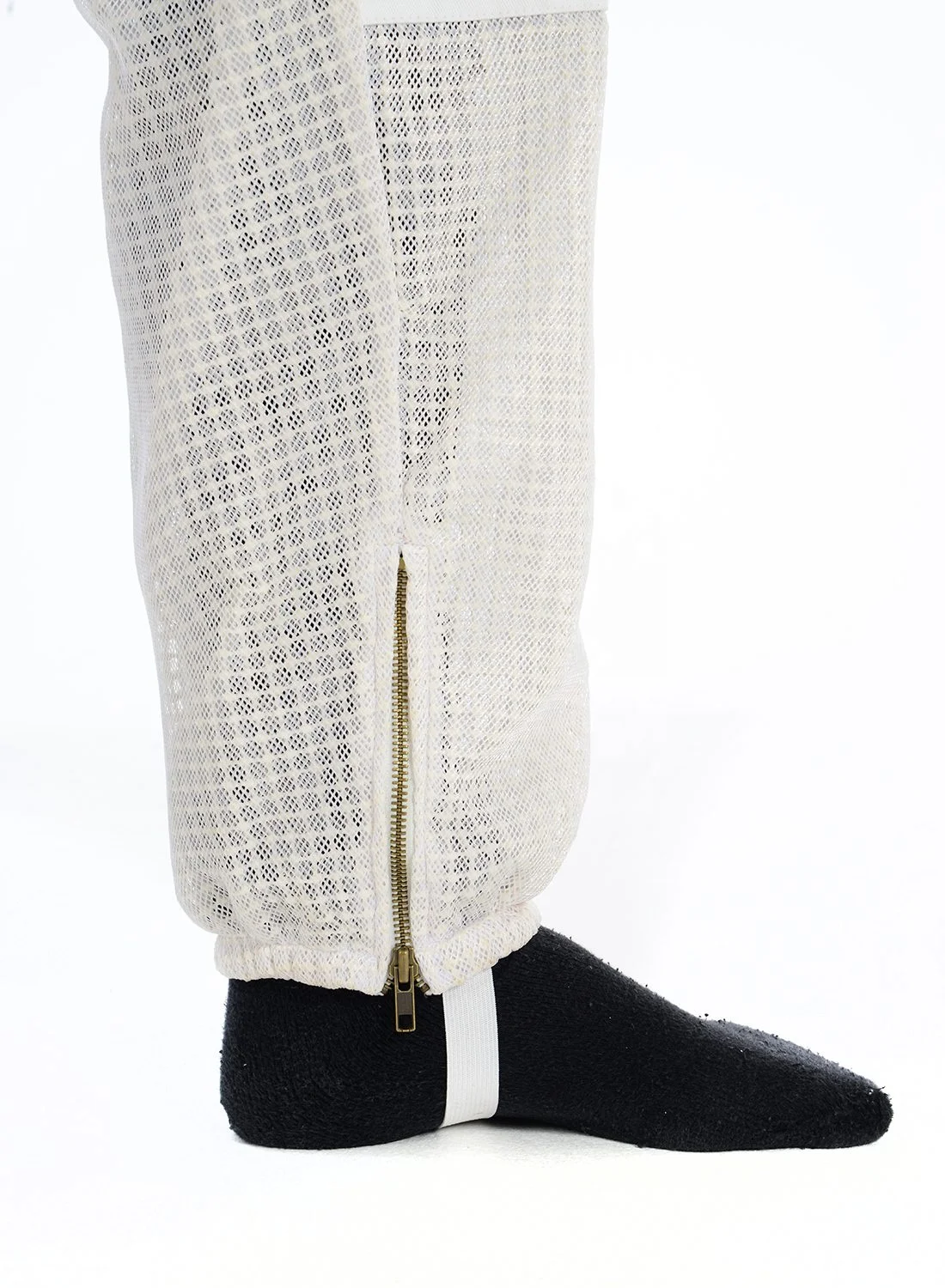 Beekeeper 3 Layer Cotton Fancing Veil Zipper Bee Protective Clothing Jumpsuit for Beekeeper Bee Protective Clothing Suit