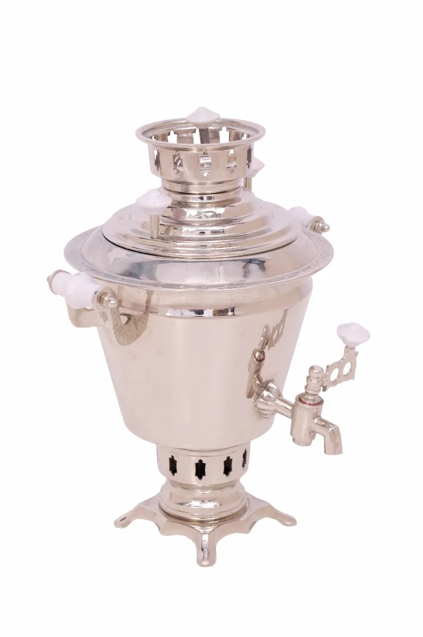 Посеребренный уголь Samovar высококачественные латунные кастрюли и чайники набор питьевых колышек по привлекательной цене